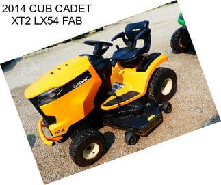 2014 CUB CADET XT2 LX54 FAB