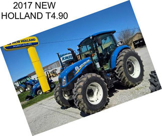 2017 NEW HOLLAND T4.90