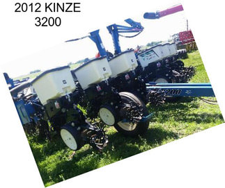 2012 KINZE 3200