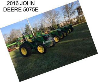 2016 JOHN DEERE 5075E