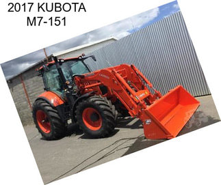 2017 KUBOTA M7-151