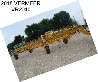 2018 VERMEER VR2040