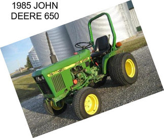 1985 JOHN DEERE 650