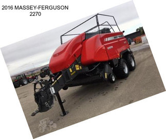 2016 MASSEY-FERGUSON 2270