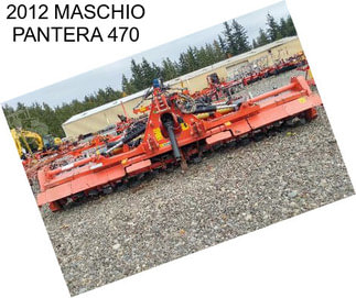 2012 MASCHIO PANTERA 470