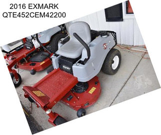 2016 EXMARK QTE452CEM42200