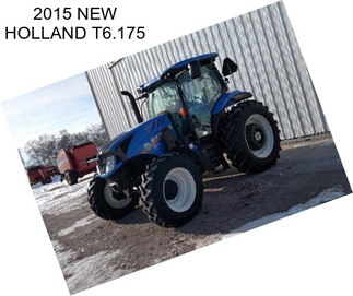 2015 NEW HOLLAND T6.175