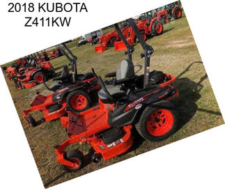 2018 KUBOTA Z411KW