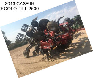 2013 CASE IH ECOLO-TILL 2500