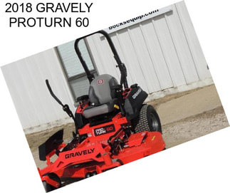 2018 GRAVELY PROTURN 60