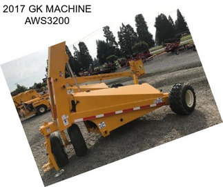 2017 GK MACHINE AWS3200