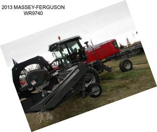 2013 MASSEY-FERGUSON WR9740