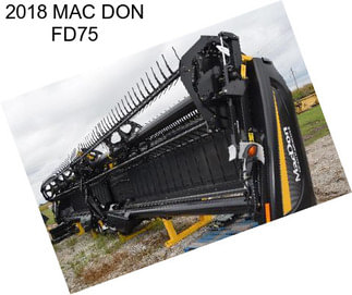 2018 MAC DON FD75