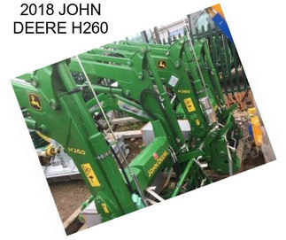 2018 JOHN DEERE H260