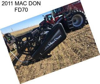 2011 MAC DON FD70