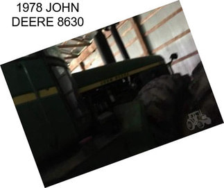 1978 JOHN DEERE 8630