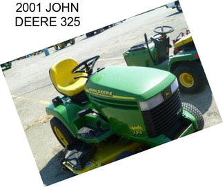 2001 JOHN DEERE 325