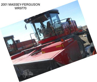 2001 MASSEY-FERGUSON WR9770