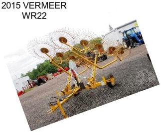 2015 VERMEER WR22