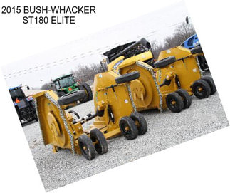 2015 BUSH-WHACKER ST180 ELITE