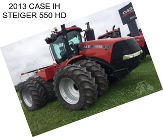 2013 CASE IH STEIGER 550 HD