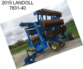 2015 LANDOLL 7831-40