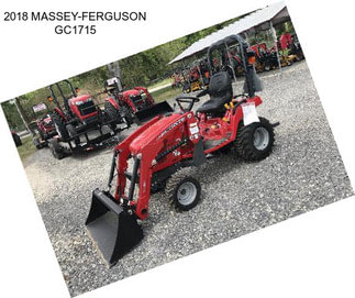 2018 MASSEY-FERGUSON GC1715