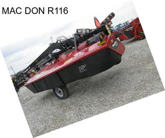 MAC DON R116