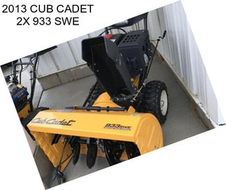 2013 CUB CADET 2X 933 SWE