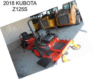 2018 KUBOTA Z125S