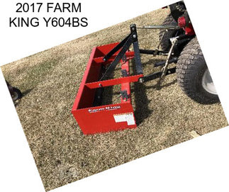 2017 FARM KING Y604BS