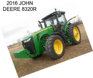 2016 JOHN DEERE 8320R