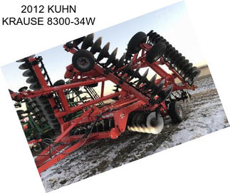 2012 KUHN KRAUSE 8300-34W