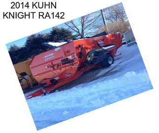 2014 KUHN KNIGHT RA142