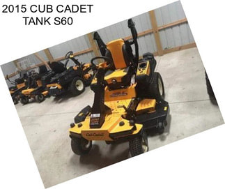 2015 CUB CADET TANK S60