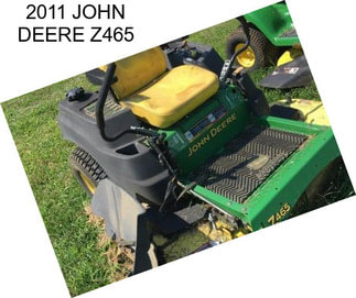 2011 JOHN DEERE Z465