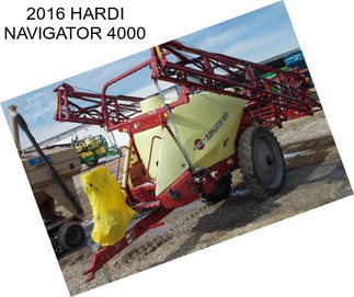 2016 HARDI NAVIGATOR 4000