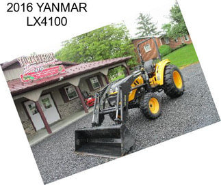 2016 YANMAR LX4100