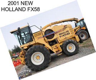 2001 NEW HOLLAND FX58