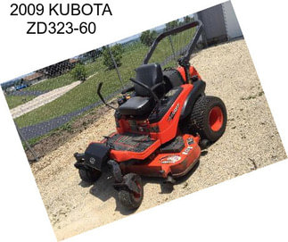 2009 KUBOTA ZD323-60