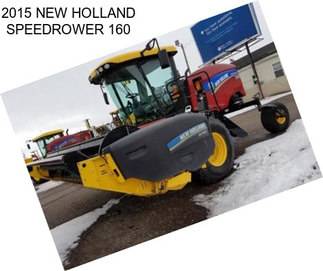 2015 NEW HOLLAND SPEEDROWER 160