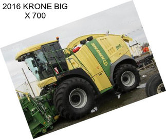 2016 KRONE BIG X 700