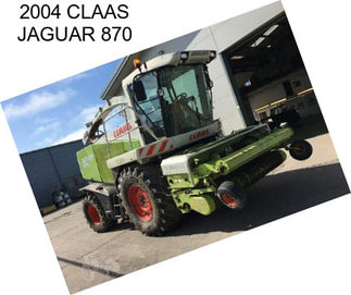 2004 CLAAS JAGUAR 870