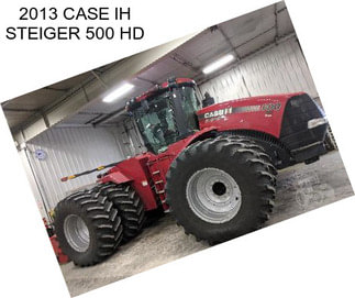 2013 CASE IH STEIGER 500 HD