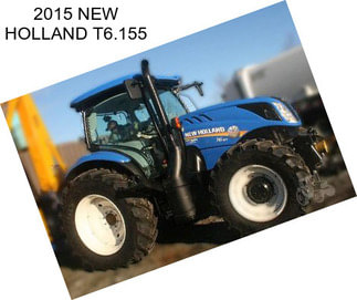 2015 NEW HOLLAND T6.155