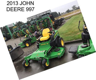 2013 JOHN DEERE 997