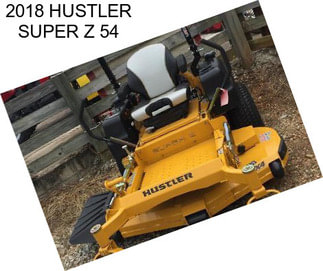 2018 HUSTLER SUPER Z 54