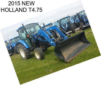 2015 NEW HOLLAND T4.75