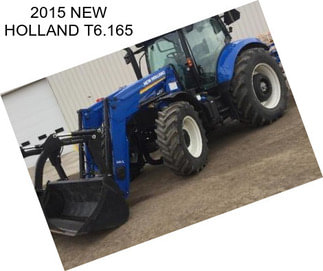 2015 NEW HOLLAND T6.165