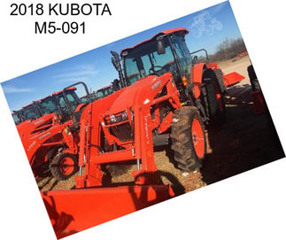 2018 KUBOTA M5-091